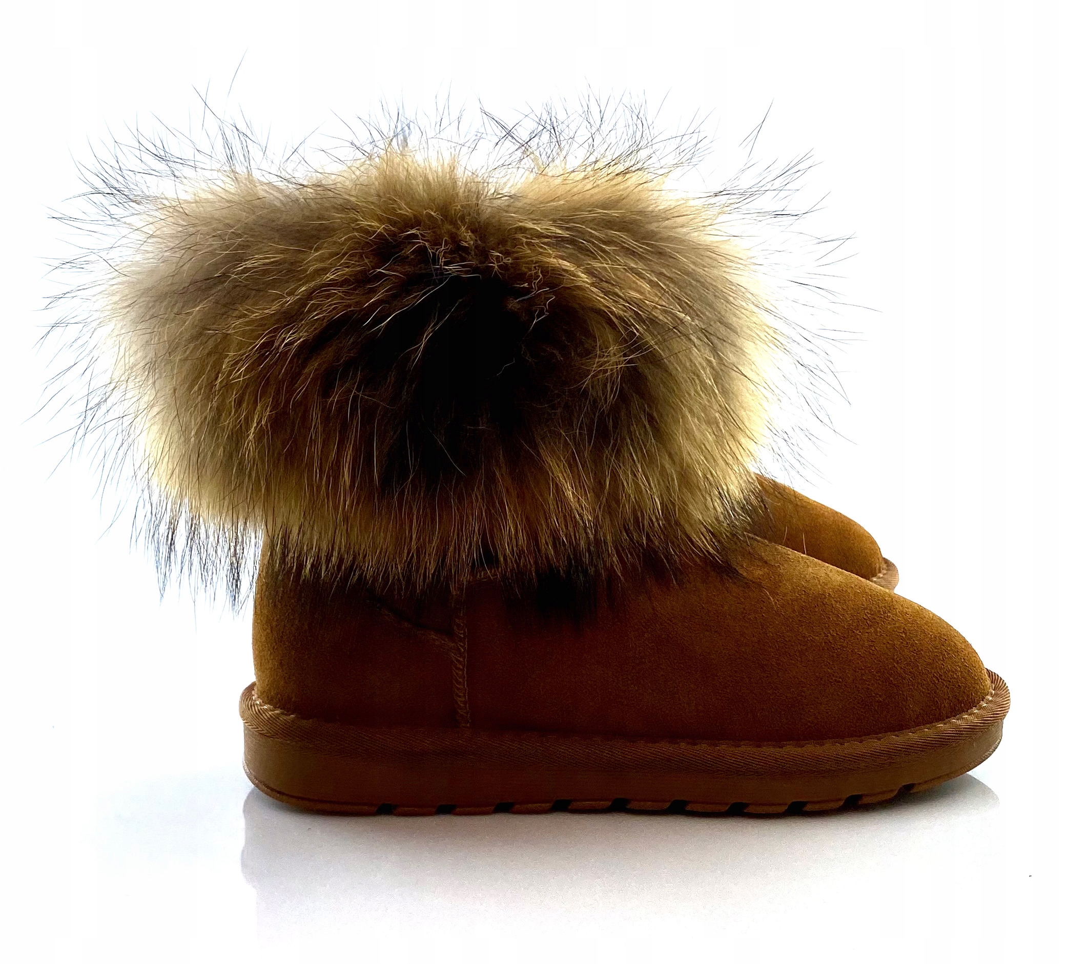 W5820 CAMEL SKÓRA NATURALNA, FUTRO Z JENOTA Kod producenta W5820