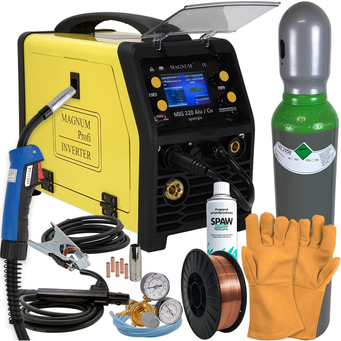 

Spawarka Migomat Magnum Mig 200 LCD Alu Synergia