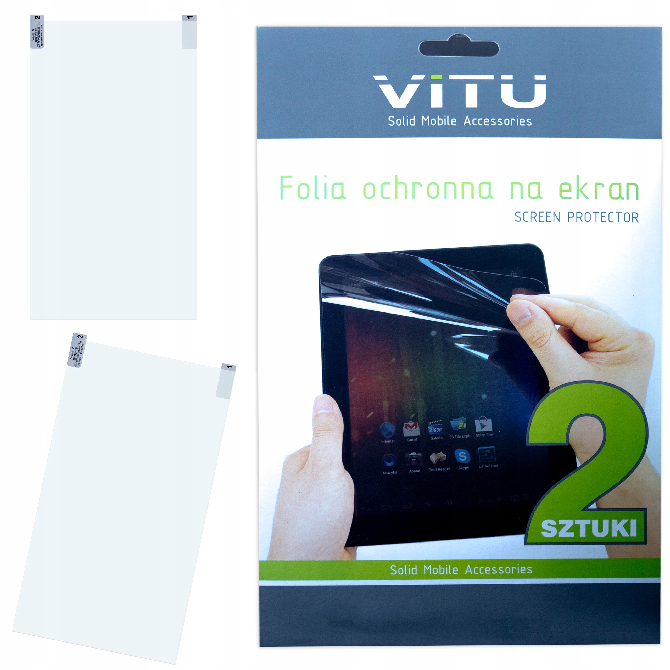 

2 szt. Folia na tablet 170 x 106 mm 7,9 cala 16:10