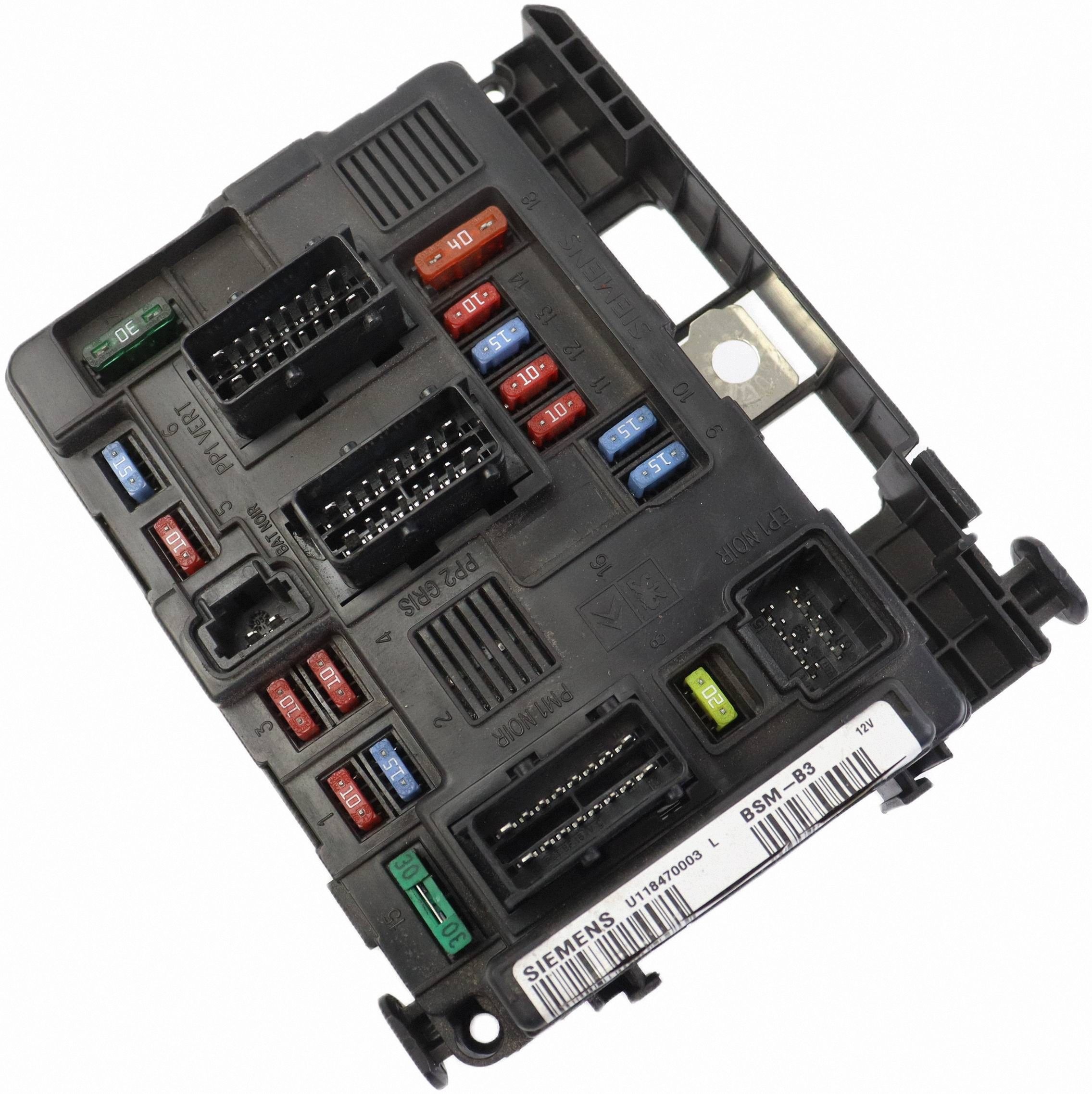 CITROEN PEUGEOT modul kasten bedienteil BSM 9650618480 U118470003L