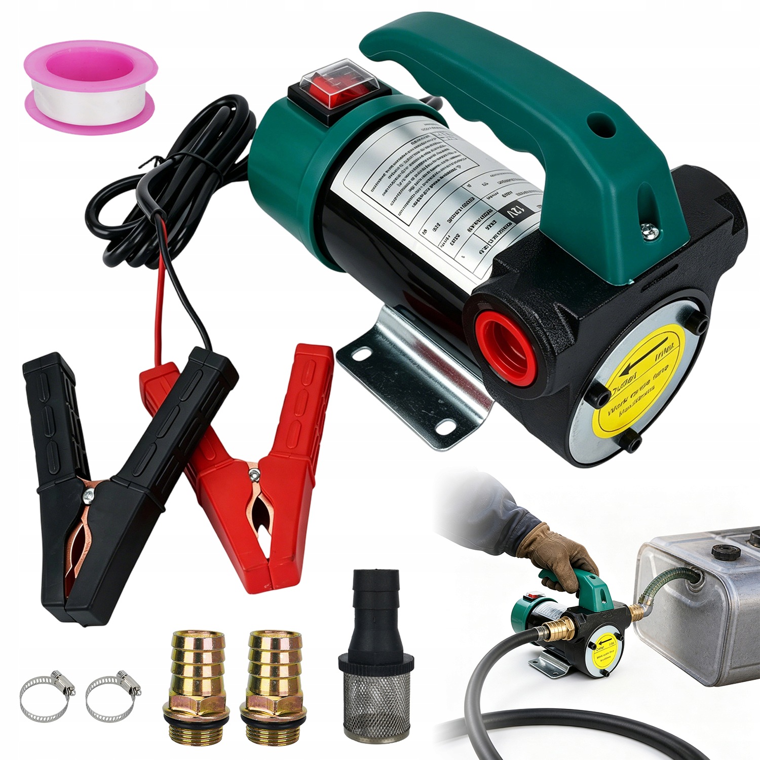 Pompa Cpn Pumpa Na Palivo Oleje 12V 45L/min260W Do Ropy