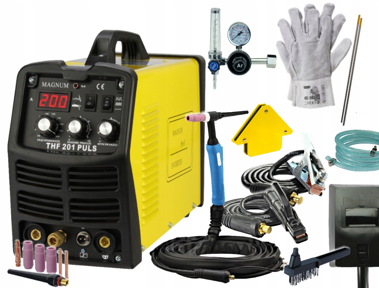 Spawarka Inwertorowa Tig Hf DC Inox Mma Thf 201 Pulse Magnum