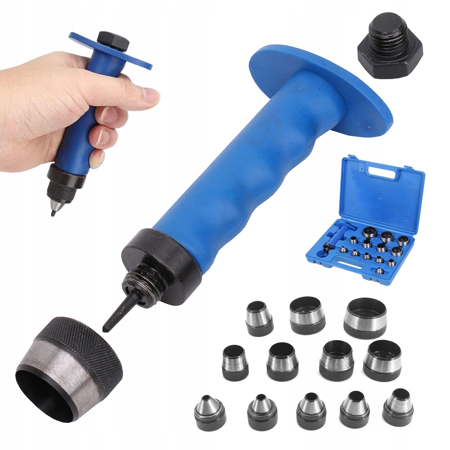 Vykrajovátka Gumových Těsnění Fibry Propichovač Kůže Guma Děrovač 13 Ks