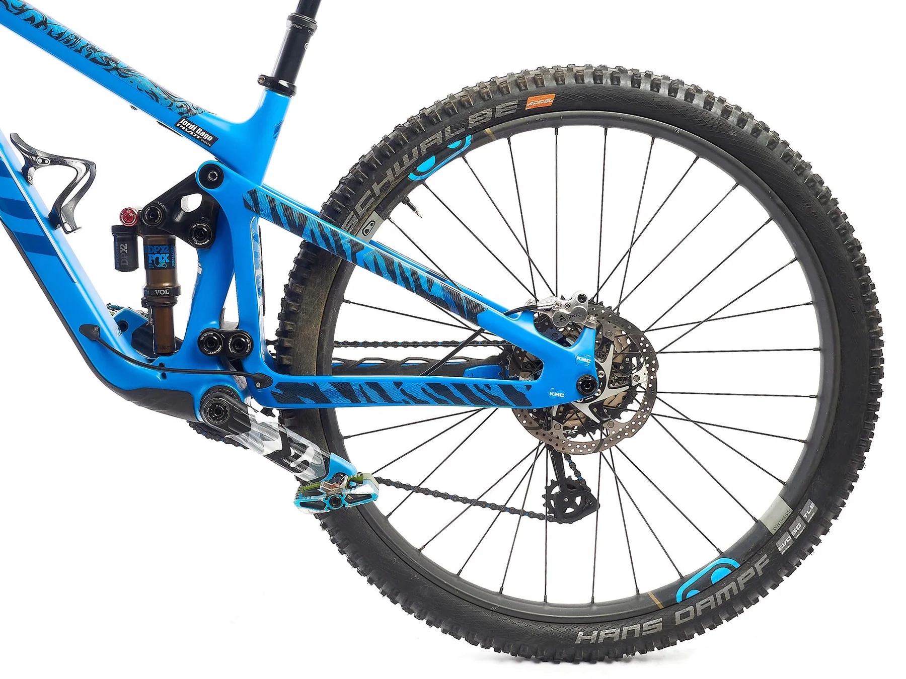 Kerékpár matricák MTB kerékpár vázvédelem AMS - Clear Zebra Márka AMS