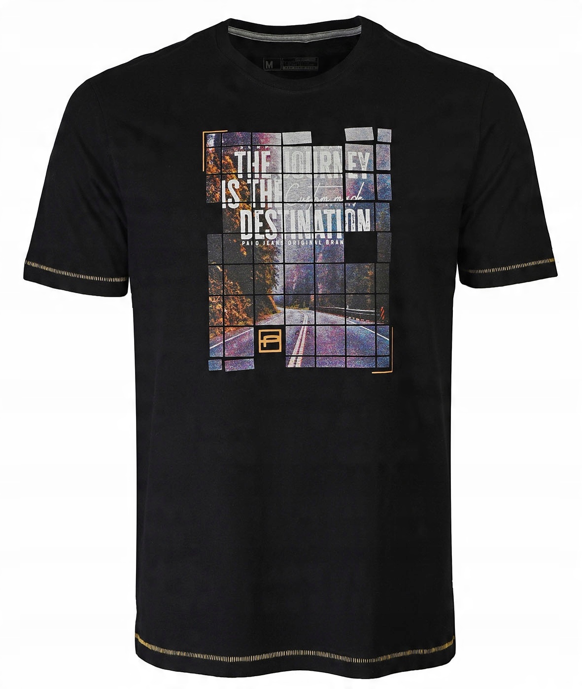 

T-shirt męski koszulka gruba bawełna Drive nadruk