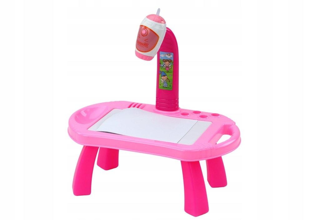 Projektor Rzutnik Do Rysowania Stoliczek Różowy Marka LEANToys