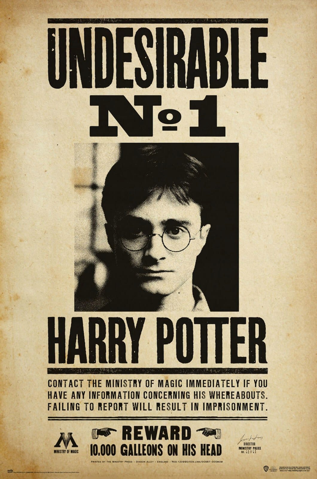 

Plakat Harry Potter Undesirable No 1 61x91,5 cm