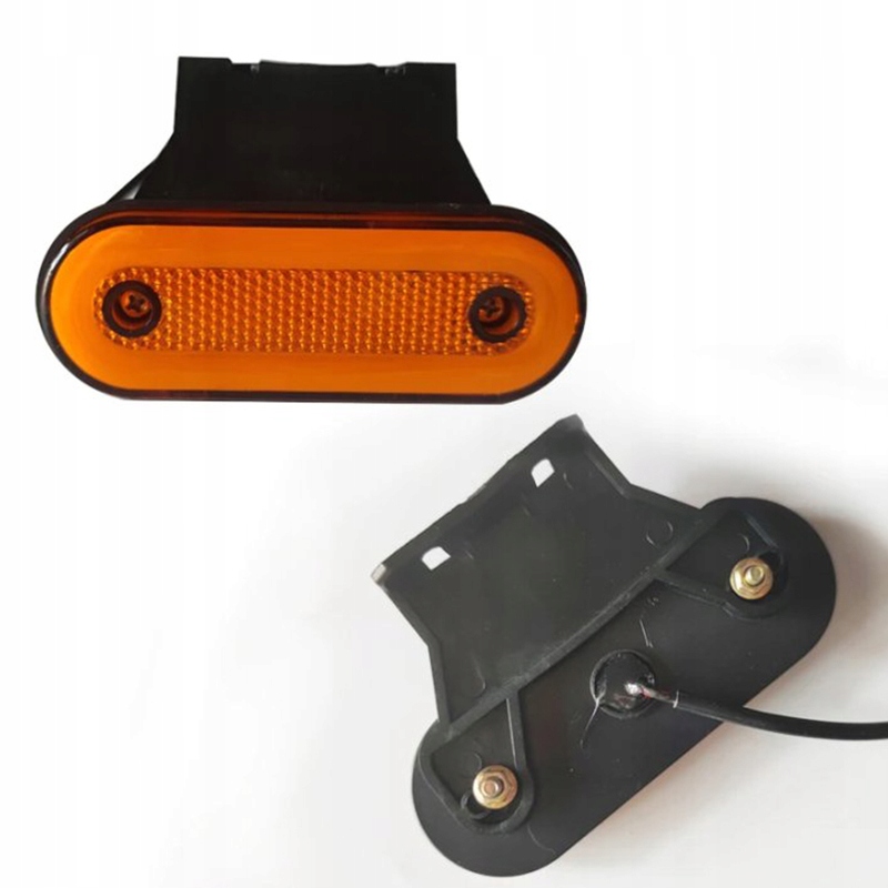 20X LAMPA OBRYSOWA OBRYSÓWKA DIODOWA LED OBRYSÓWKI 2 LED BIAŁY POMARAŃCZ Kolor biały