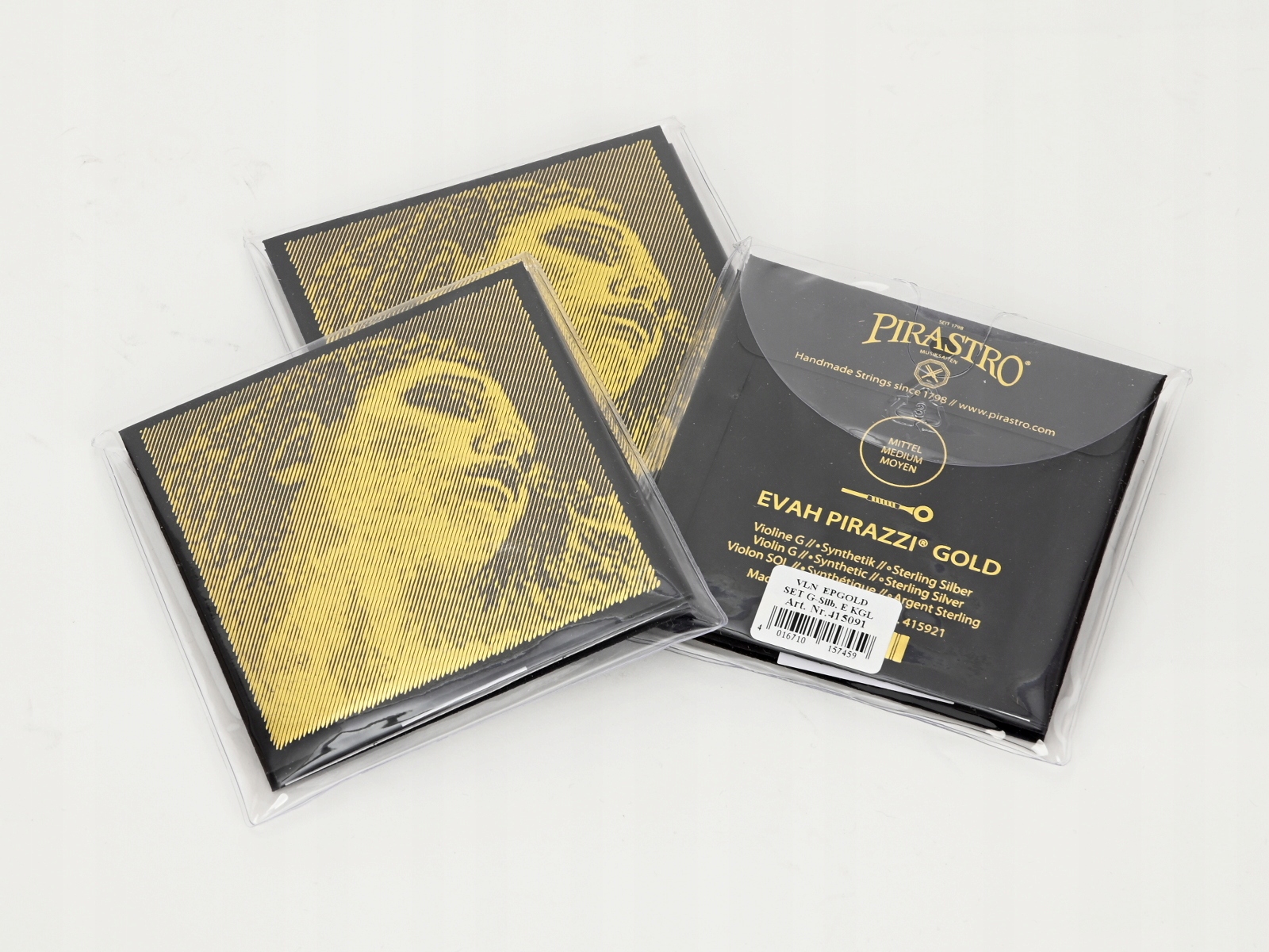 Struny PIRASTRO EVAH PIRAZZI GOLD do skrzypiec 4/4