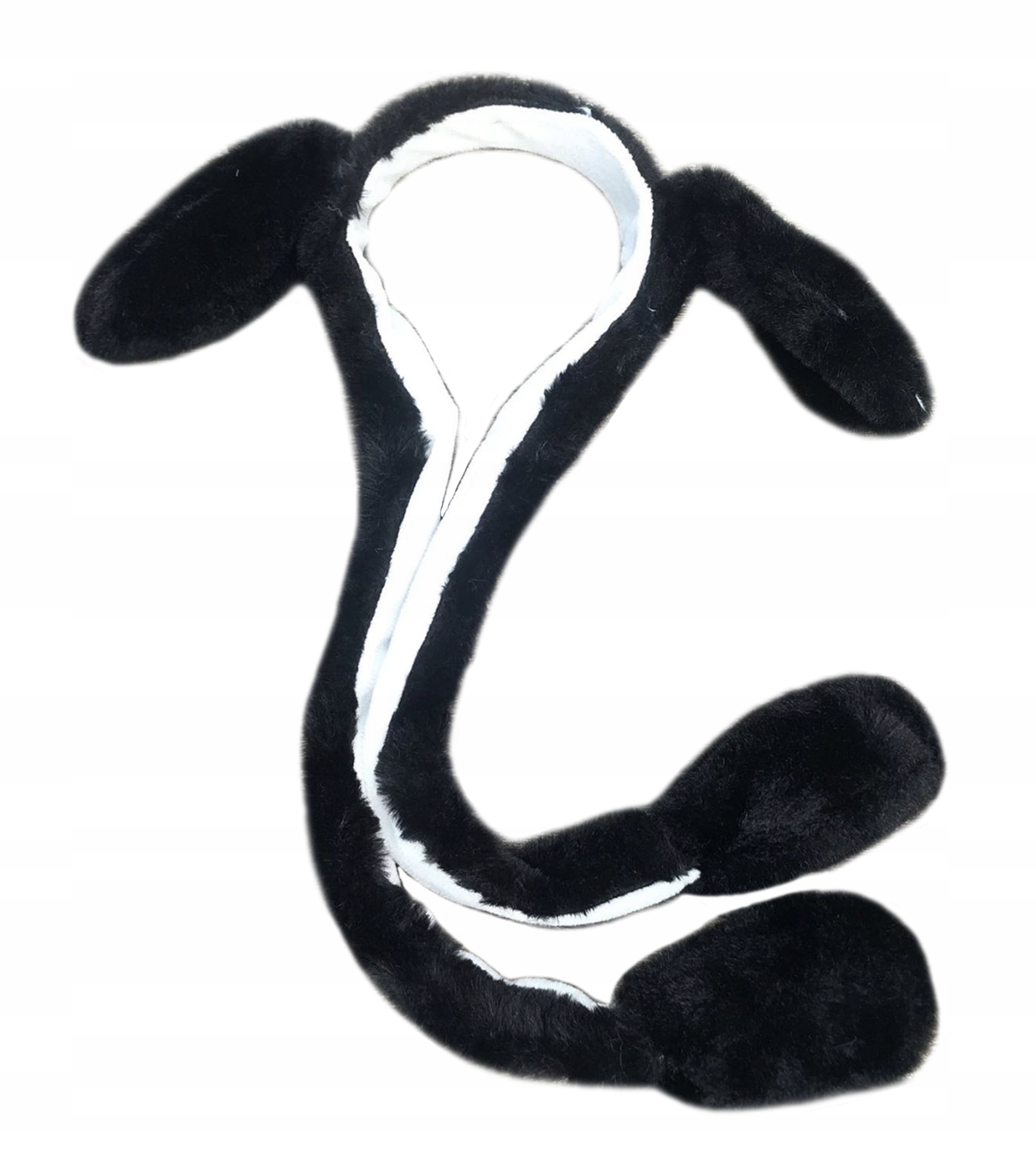 OPASKA Z RUCHOMYMI USZAMI KRÓLIK KOT Rozmiar 52-57 cm