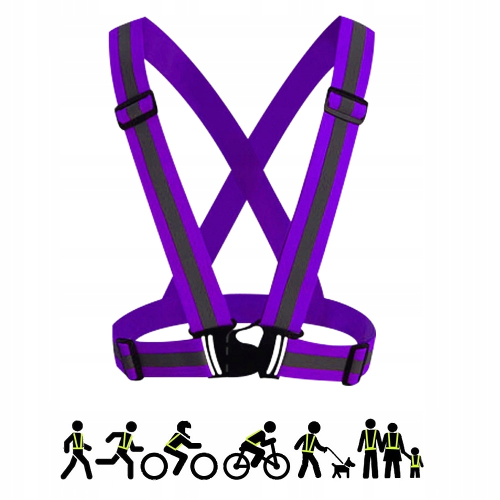 SZELKI ODBLASKOWE ROWER MOTOR KAMIZELKA ODBLASKOWA Producent inny