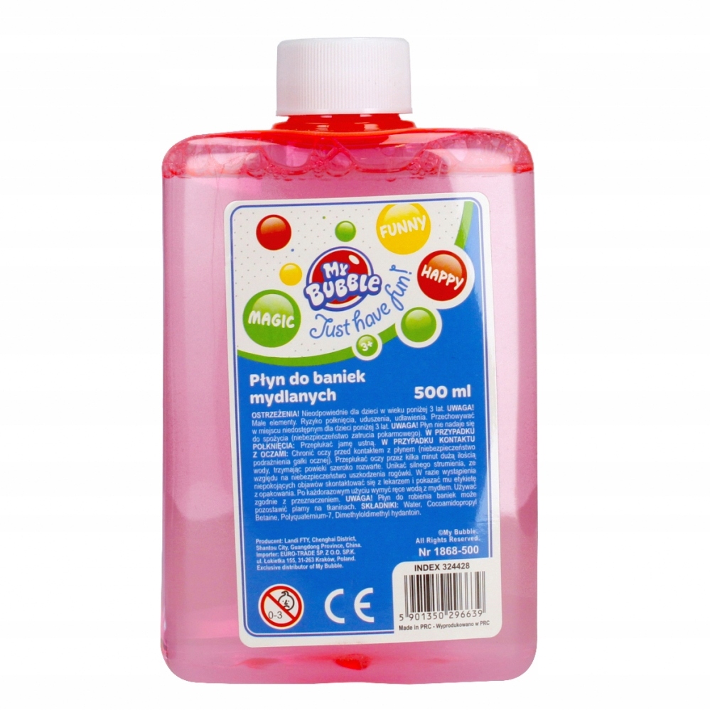 

Bańki Mydlane Płyn Do Baniek 500ml 6639