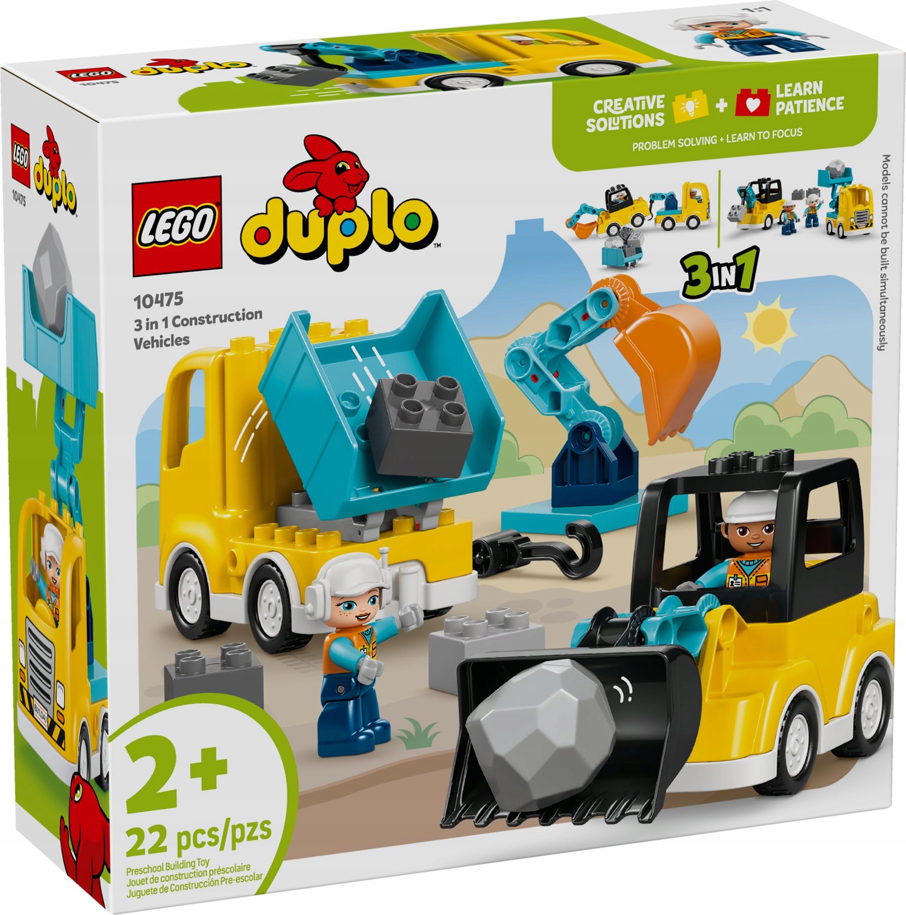 Lego Duplo 10475 Stavební Stroje 3v1