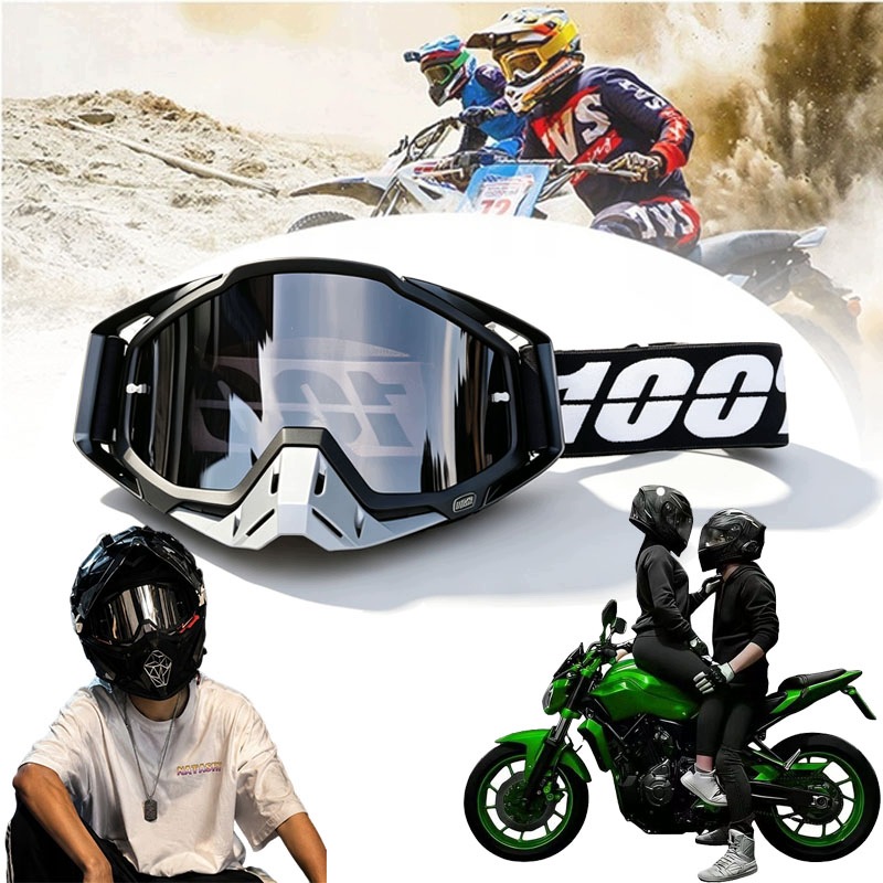 Pro Gogle Motocyklowe 100% Moto Cross Quad Enduro Kask