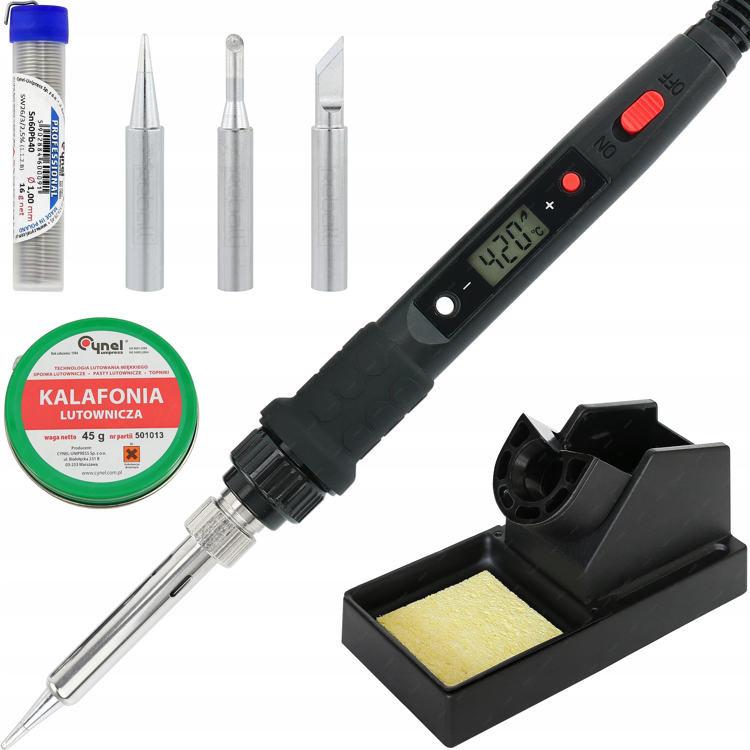 Lutownica Precyzyjna Kolbowa S801A 80W Nowy Model Akcesoria Do Lutowania