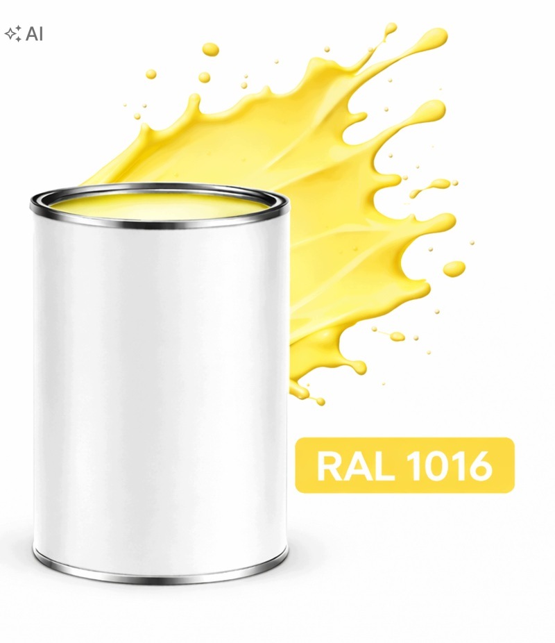 Ral 1016 Alkydová smaltovaná lesklá Barva na kov a ocel 1L