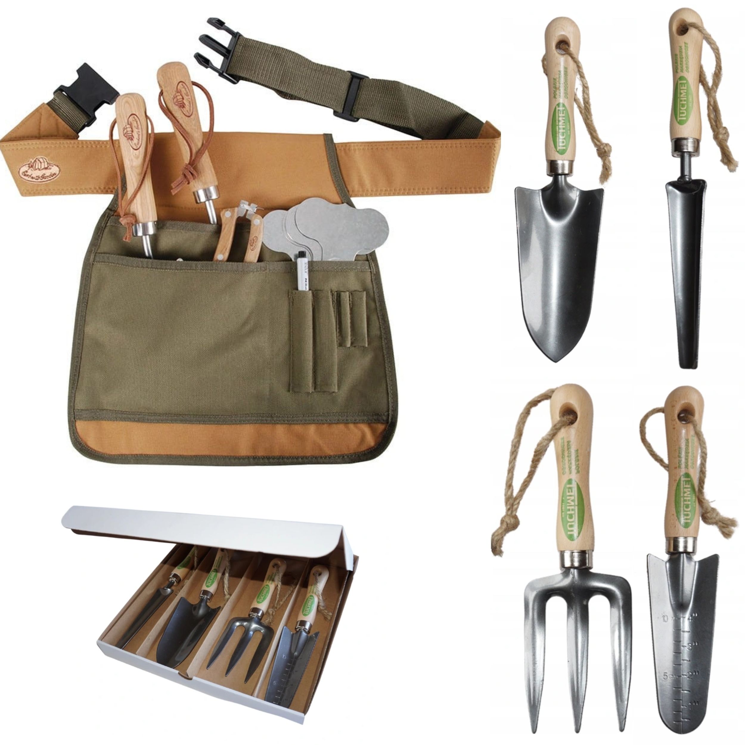 Záhradný pás, zástera sada náradia do záhrady