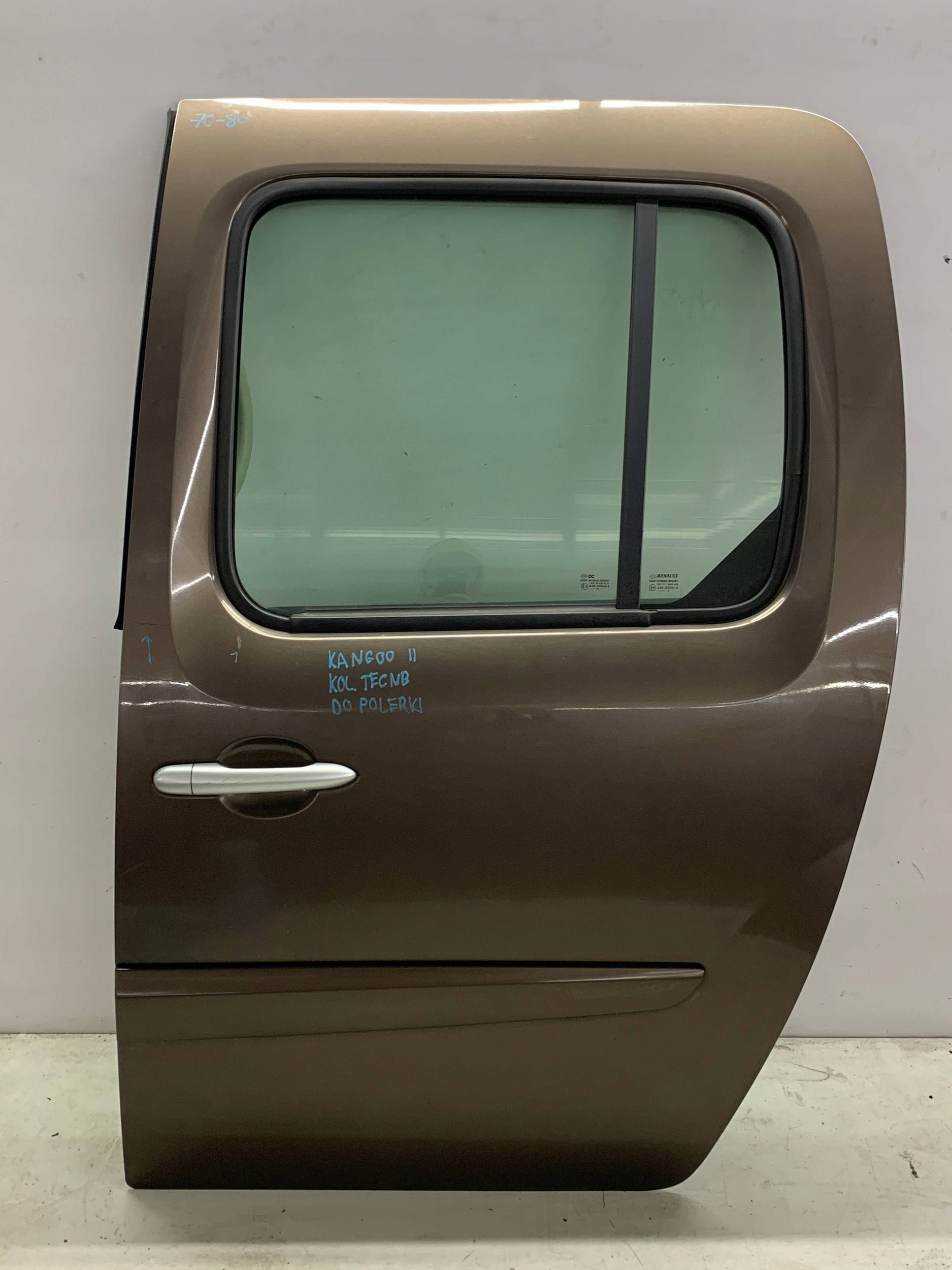 door side left left rear part RENAULT KANGOO II (2007-2013) colour TECNB