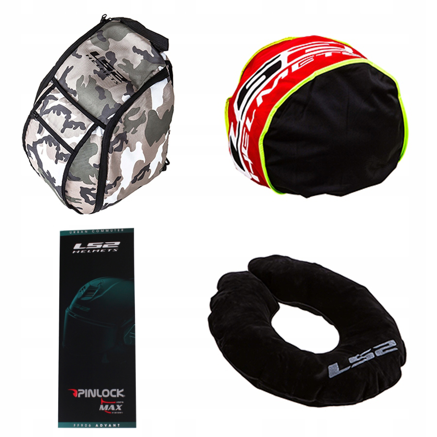 LS2 KASK MOTOCYKLOWY SZCZĘKOWY FF906 ADVANT COOPER WHITE BLUE L Rozmiar L