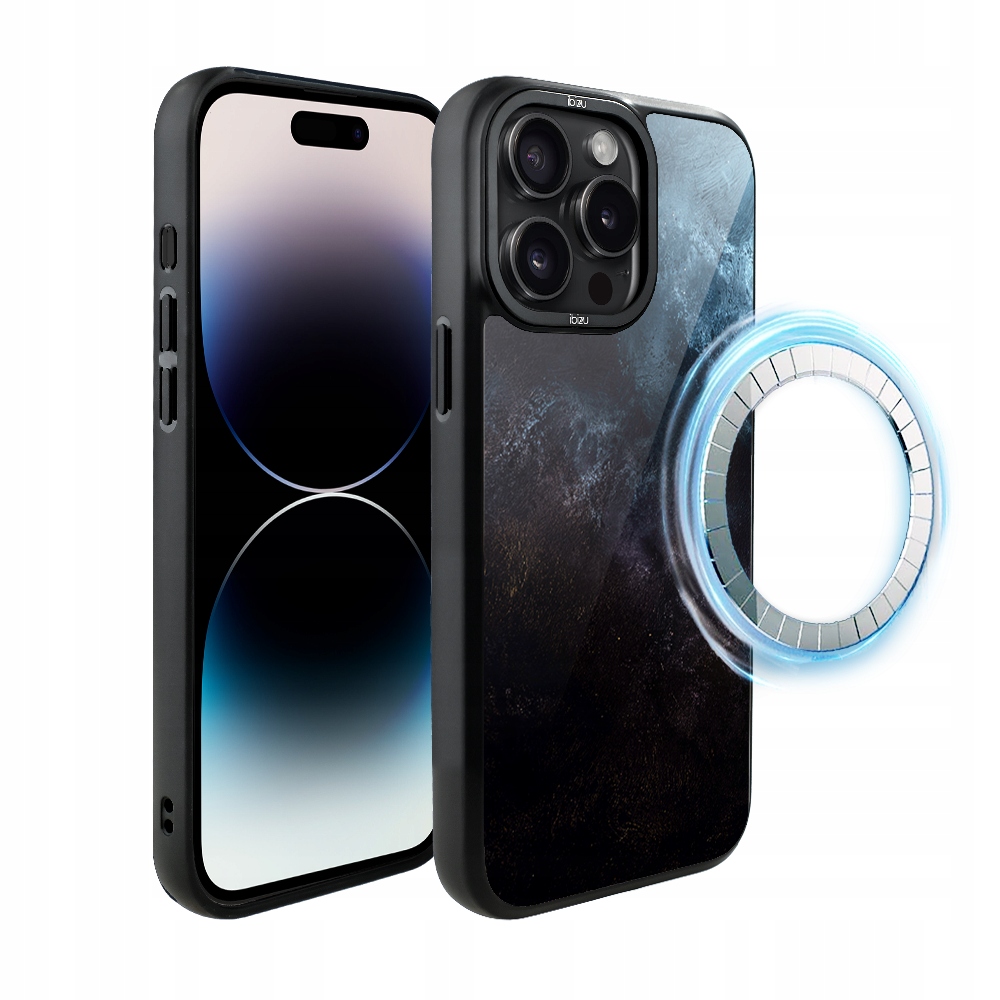 Matný Pouzdro Ibizu DropGuard s MagSafe pro iPhone 14 Pro Max, barva Deep Ocean