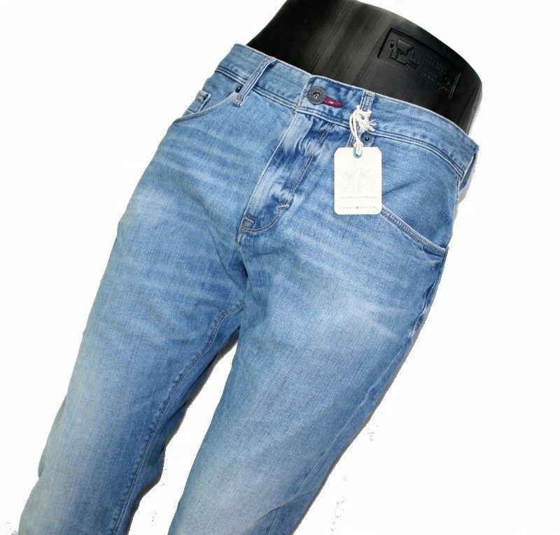 

Oryg. jeansy Tommy Hilfiger Denton proste -W38/L30