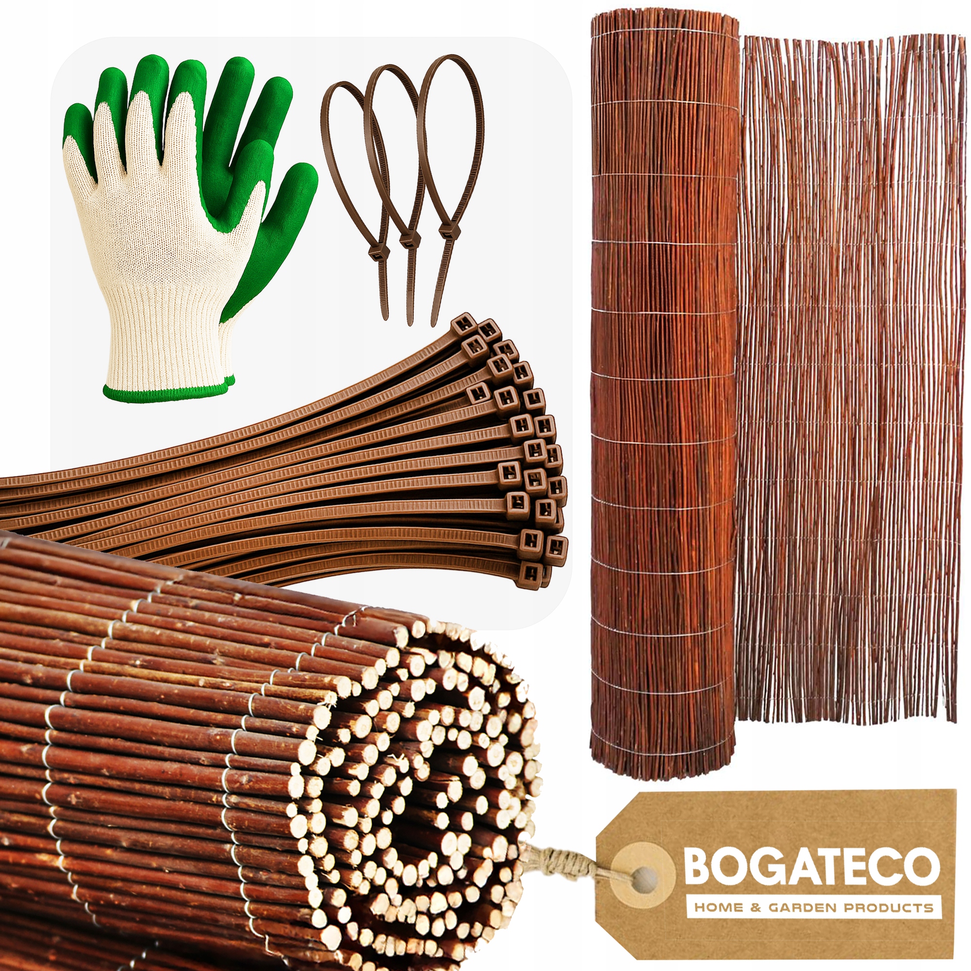 Proutěná Podložka 100x500 cm Hustá Polský Výrobce Pevná Plotová Podložka