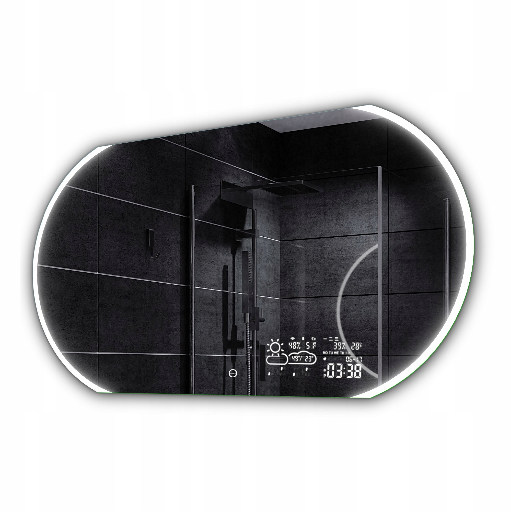 

Lustro łazienka Led +pogoda dotyk 160x80 Baltimore