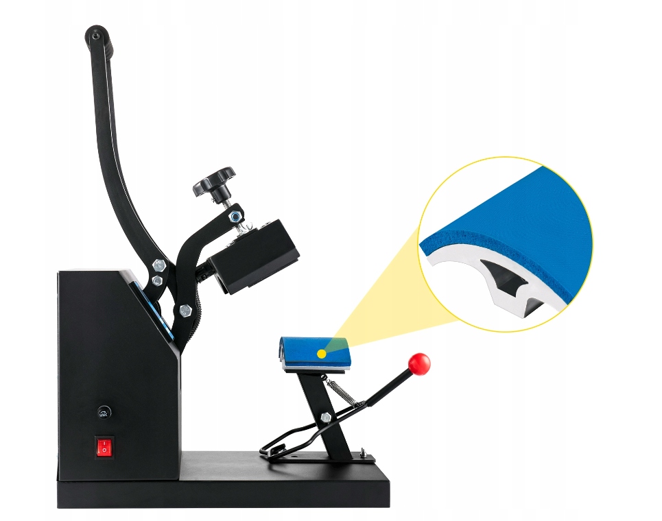 PRASA TERMICZNA DO CZAPEK DRUKARKA WIELKOFORMATOWA Marka bez marki