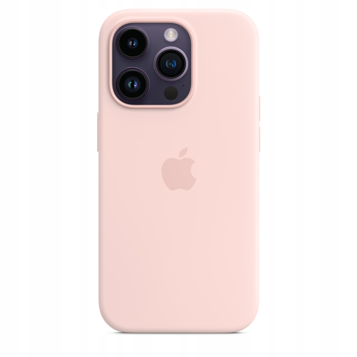 Silikonové pouzdro pro iPhone 14 Pro Max Chalk Pink, křídově růžové