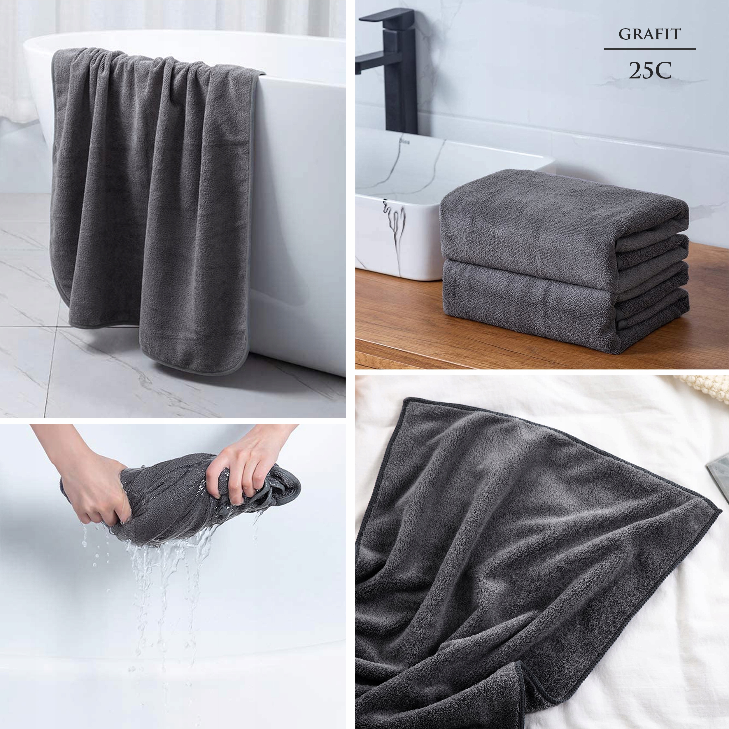 RĘCZNIK SZYBKOSCHNĄCY MIKROFIBRA KĄPIELOWY 70x140 Długość 140 cm