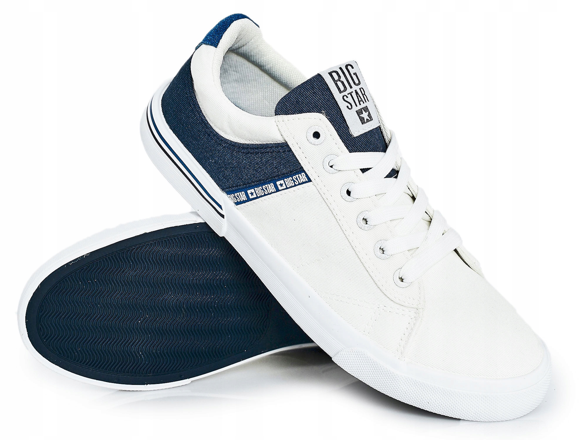 

Męskie Tenisówki Big Star FF174136 Białe 43