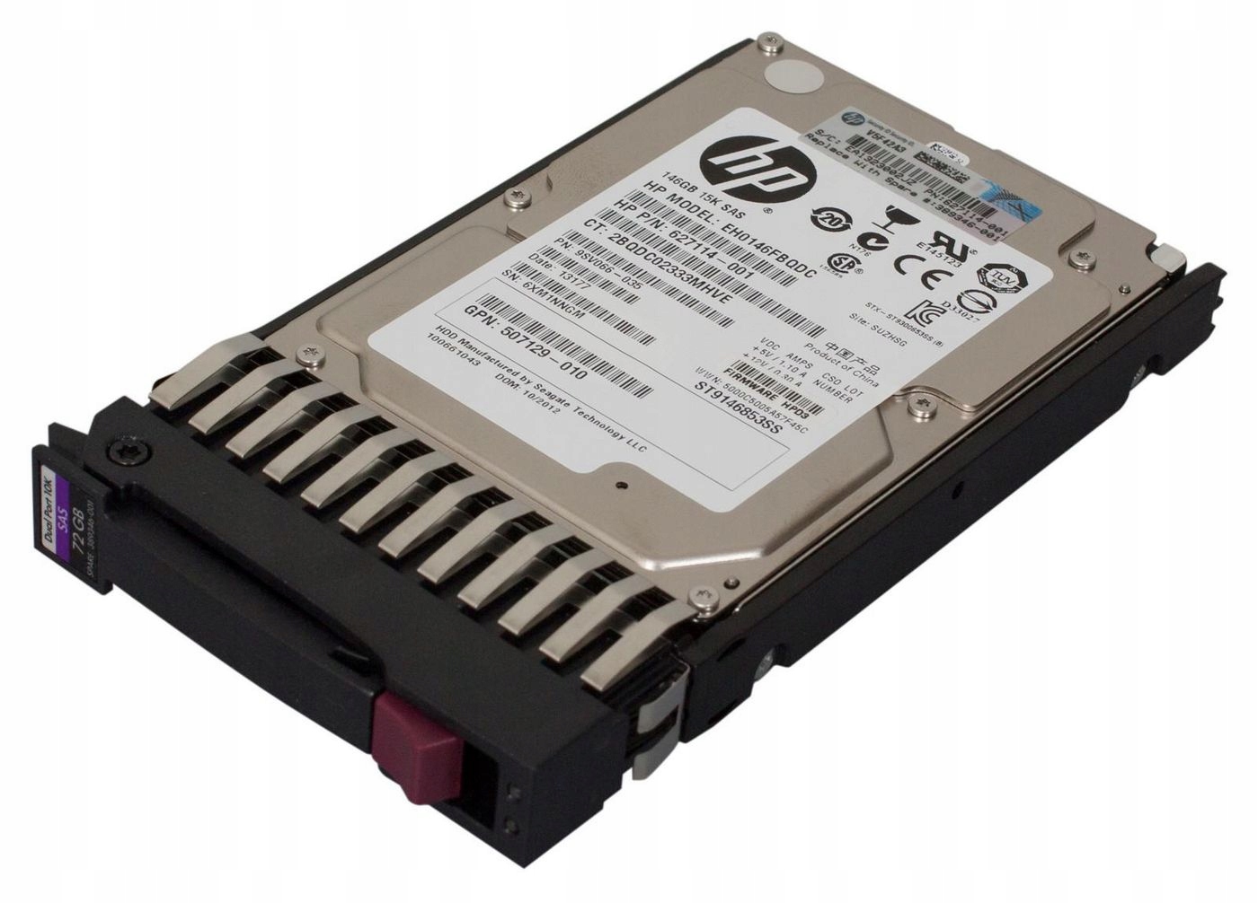 Pevný disk Hewlett Packard Enterprise 72GB 10 000 ot./min Sas