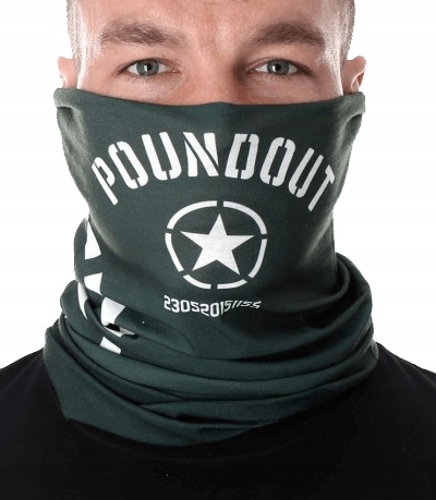 Poundout Chusta wielofunkcyjna maska komin Khaki