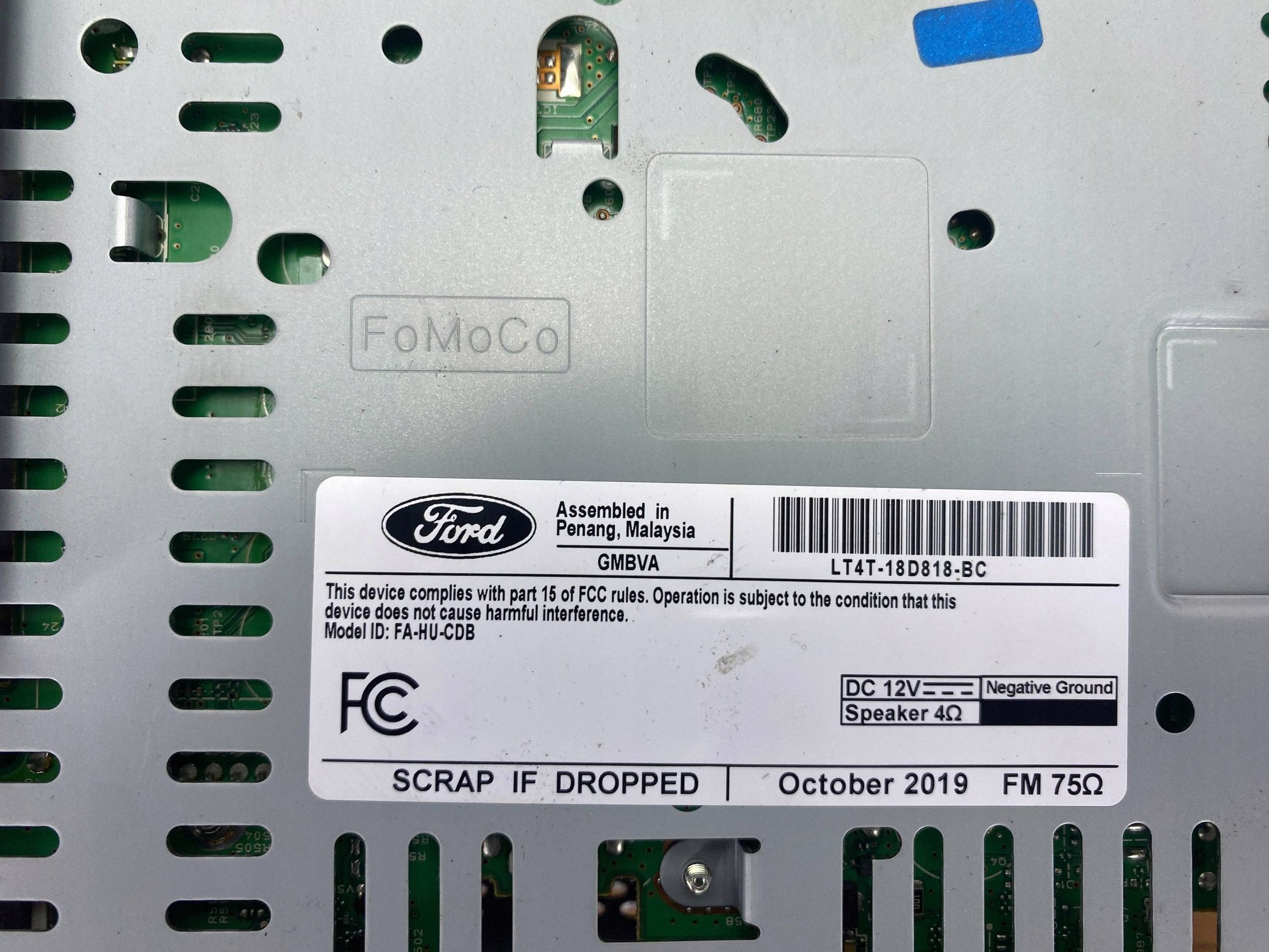 Stacja multimedialna Ford Edge II 2019