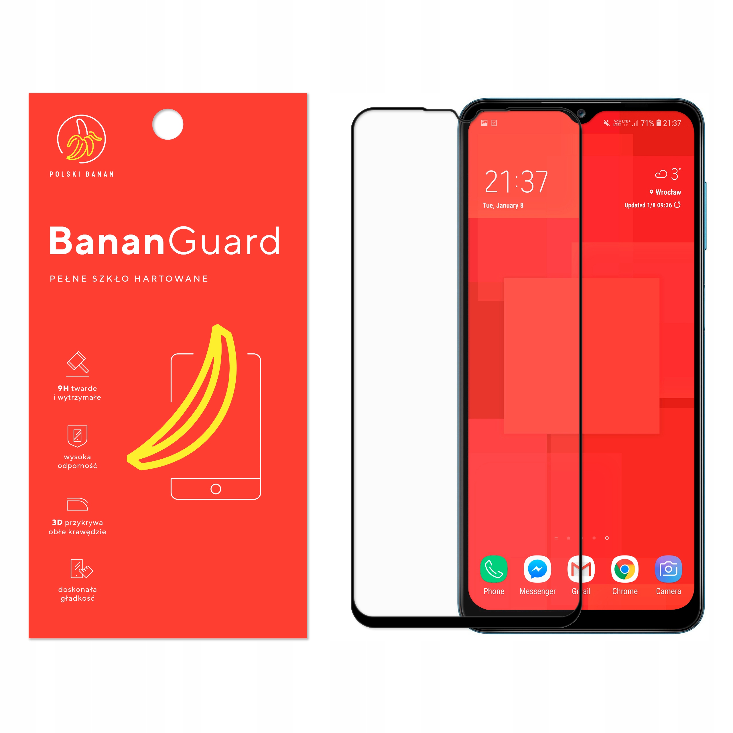 

Szkło Hartowane 3D do Samsung A12 M12