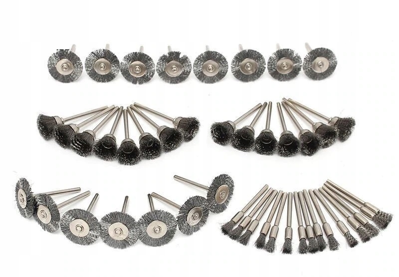 

Szczotki do miniszlifierki 45szt 3mm stal nierdzew