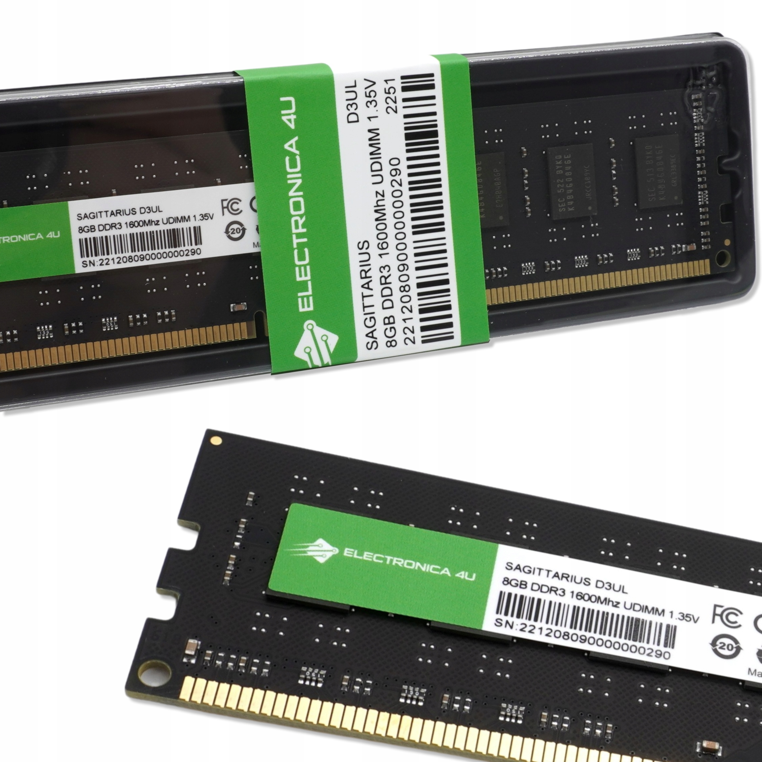 

Pamięć Ram Sagittarius DDR3L 16GB 1600mHz Udimm