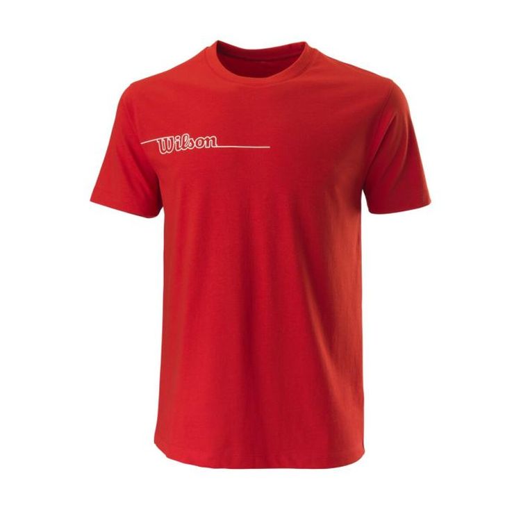 Pánské Tričko Wilson Team II Tech Tee Red M