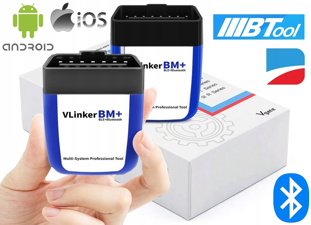 Vgate vLinker Bm+ Bt 4.0 Bmw BimmerCode Bimmerlink Bimmertool Kodowanie iOS