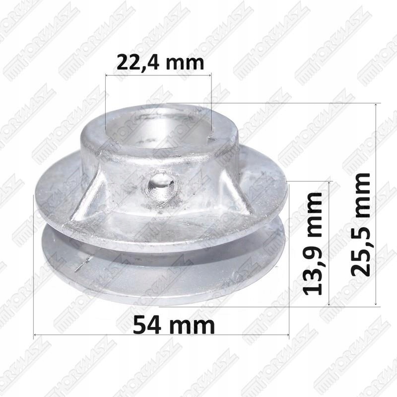 KOŁO PASOWE WAŁU DO NAPĘDU KOSIARKI PASEK 10MM
