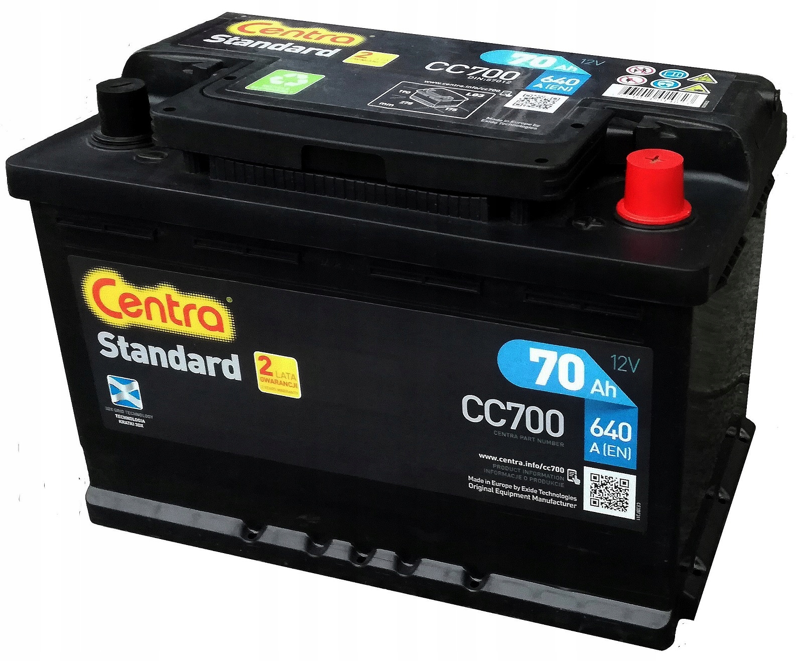 BATTERIE FULMEN FC700 12V 70AH 640A (L3) - www.