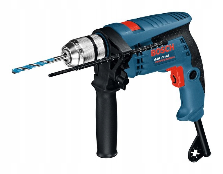 Bosch Příklepová Vrtačka 600W Gsb 13 Re Rychloupínací Rukojeť