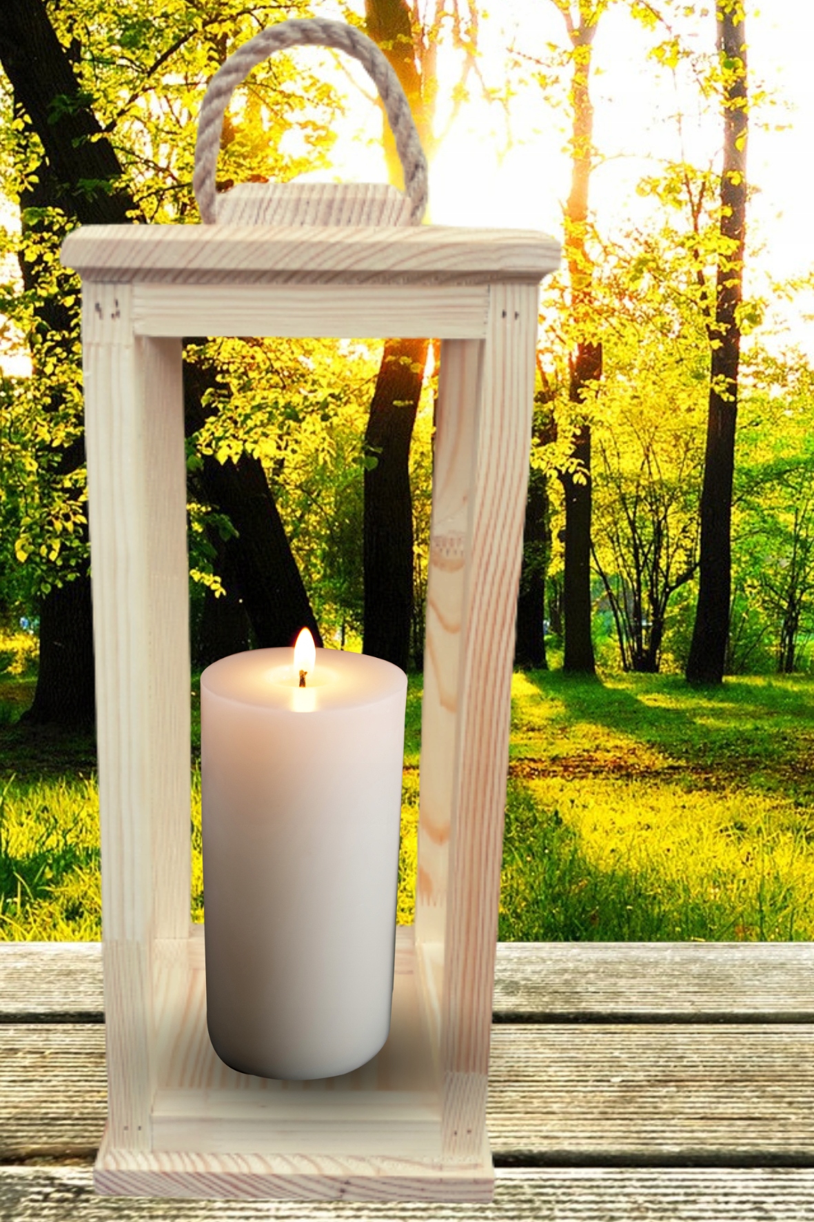 

Latarenka, latarnia, lampion drewniany [44cm]