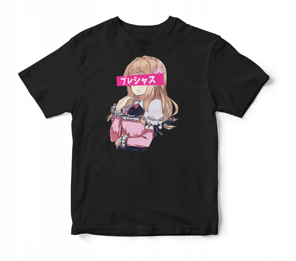 

Koszulka męska Anime Waifu z japońskim napisem 4XL