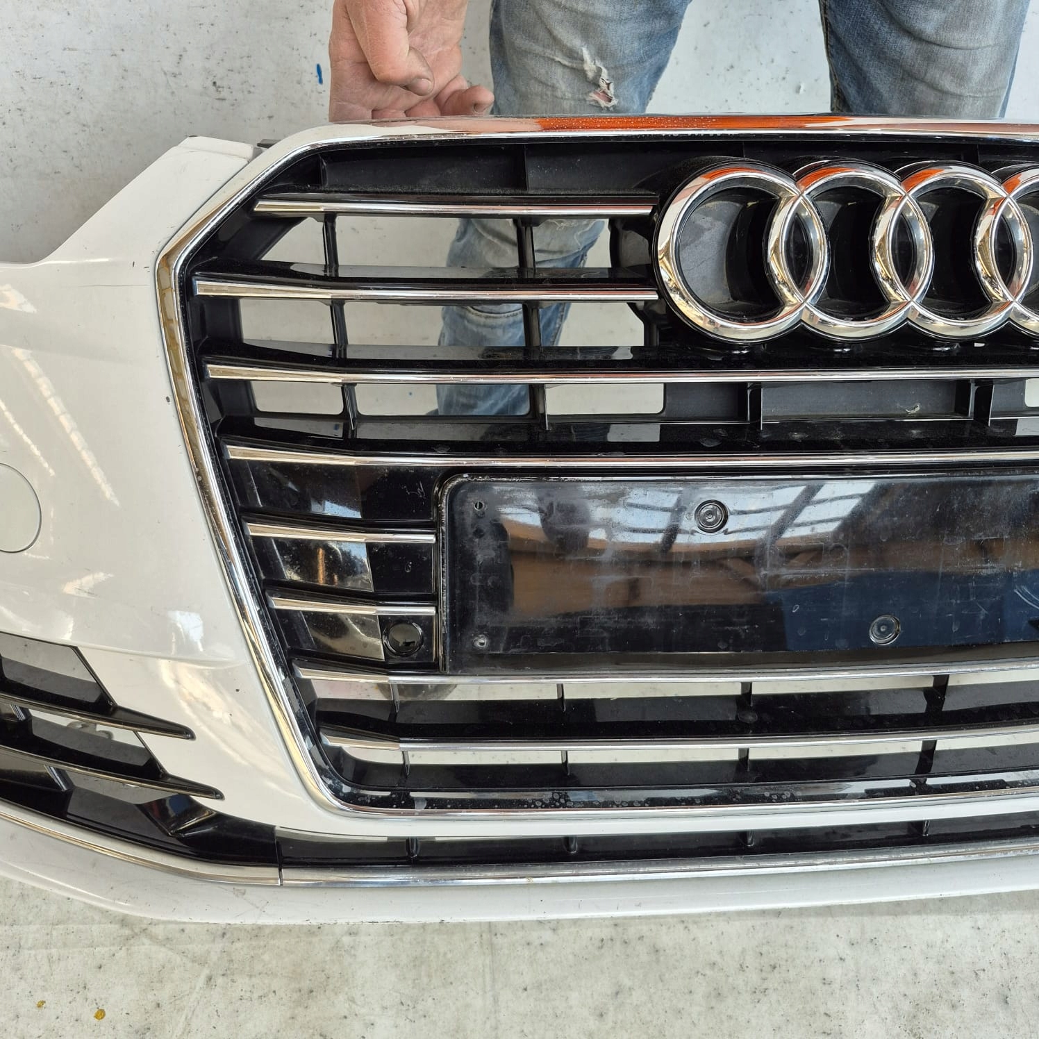AUDI A6 C7 4G LIFT 14-18 bumper front front washer