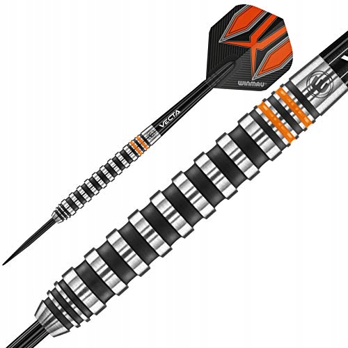 WINMAU Fury 28g Steeltip Rzutki Wolframowe z Flights i Shaftami — miniatura 2