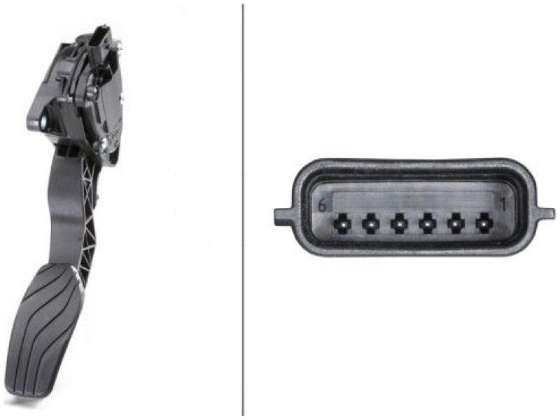 6PV 009 - ПЕДАЛЬ АКСЕЛЕРАТОРА NISSAN X-TRAIL 15-