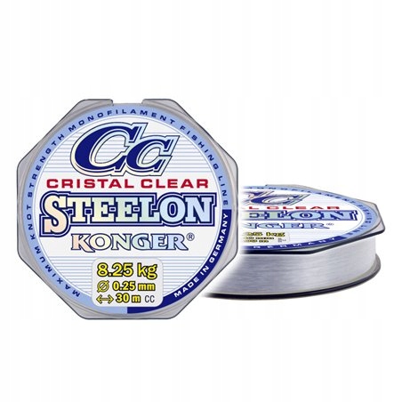 Żyłka Konger Steelon CC Cristal Clear 0,16mm/30m żyłka przyponowa