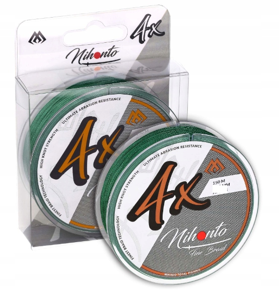Mikado Plecionka Fine Braid 150M 0,25MM Green Zielona