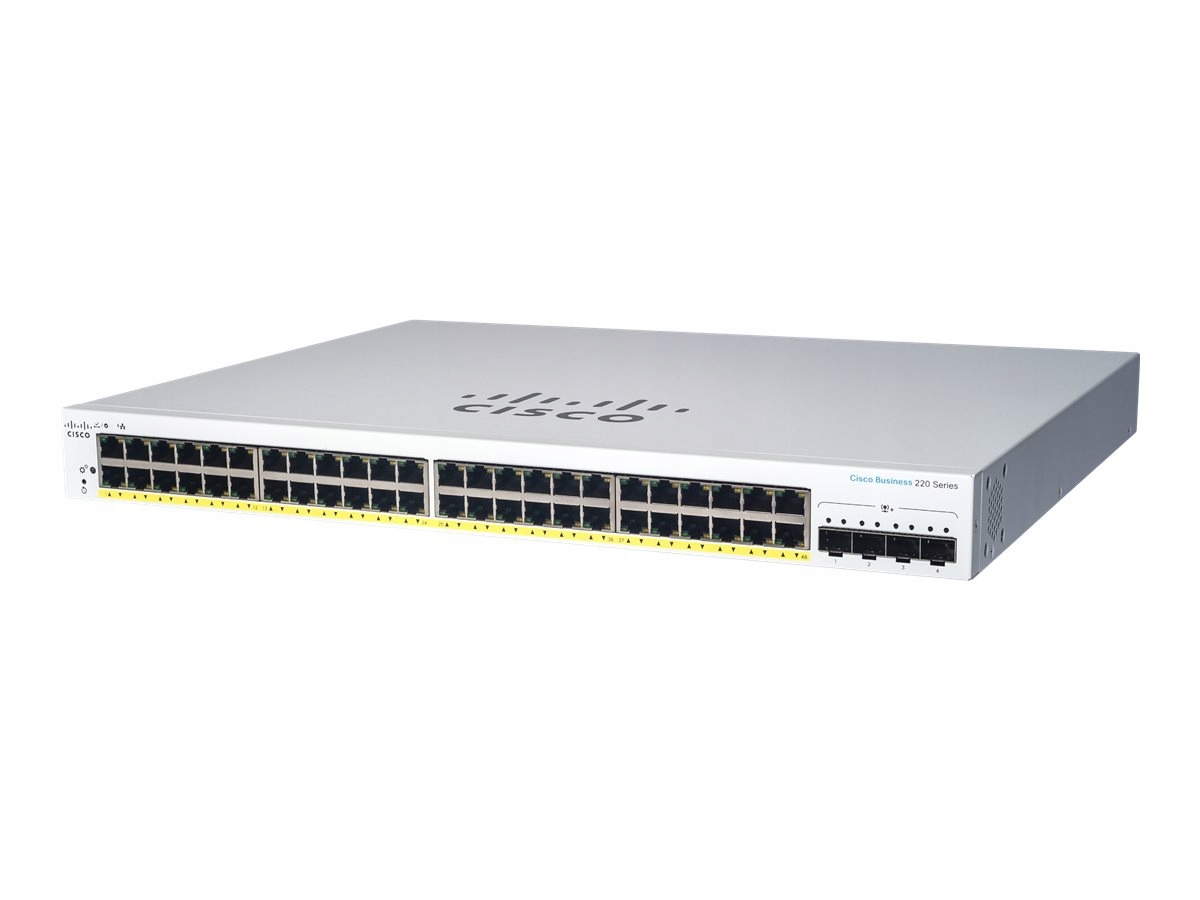 Cisco Business 220 Series CBS22048T4G przełącznik 52 porty